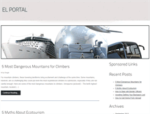 Tablet Screenshot of elportal.com